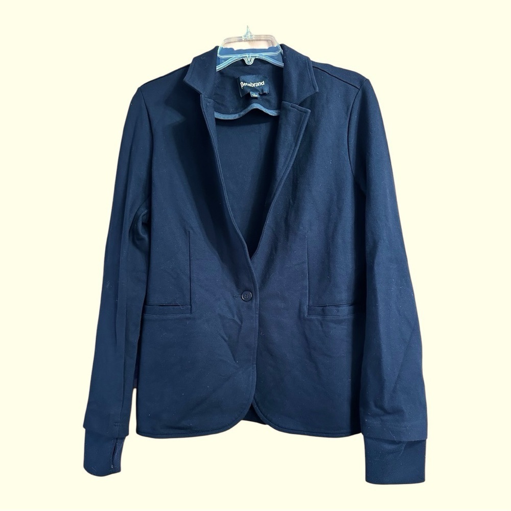 Betabrand Women’s Black Blazer, Large